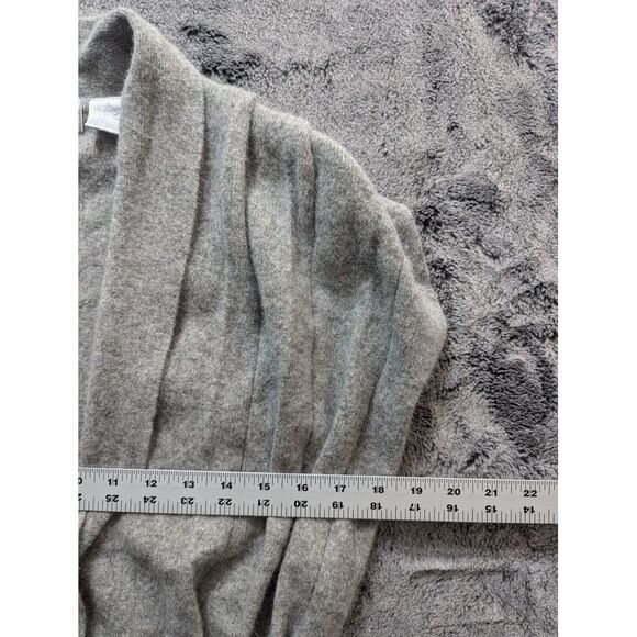 Evan Picone 3 Button Lambwool Cardigan Women's Size Small Gray - Picture 7 of 10